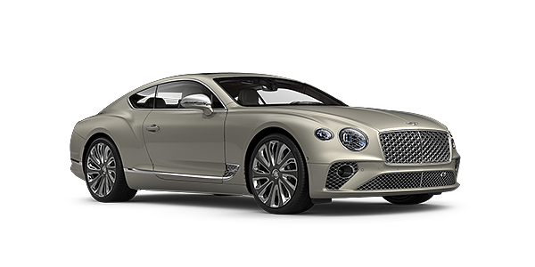 Bentley Seoul Bentley GT Mulliner coupe in White Sand paint front 34